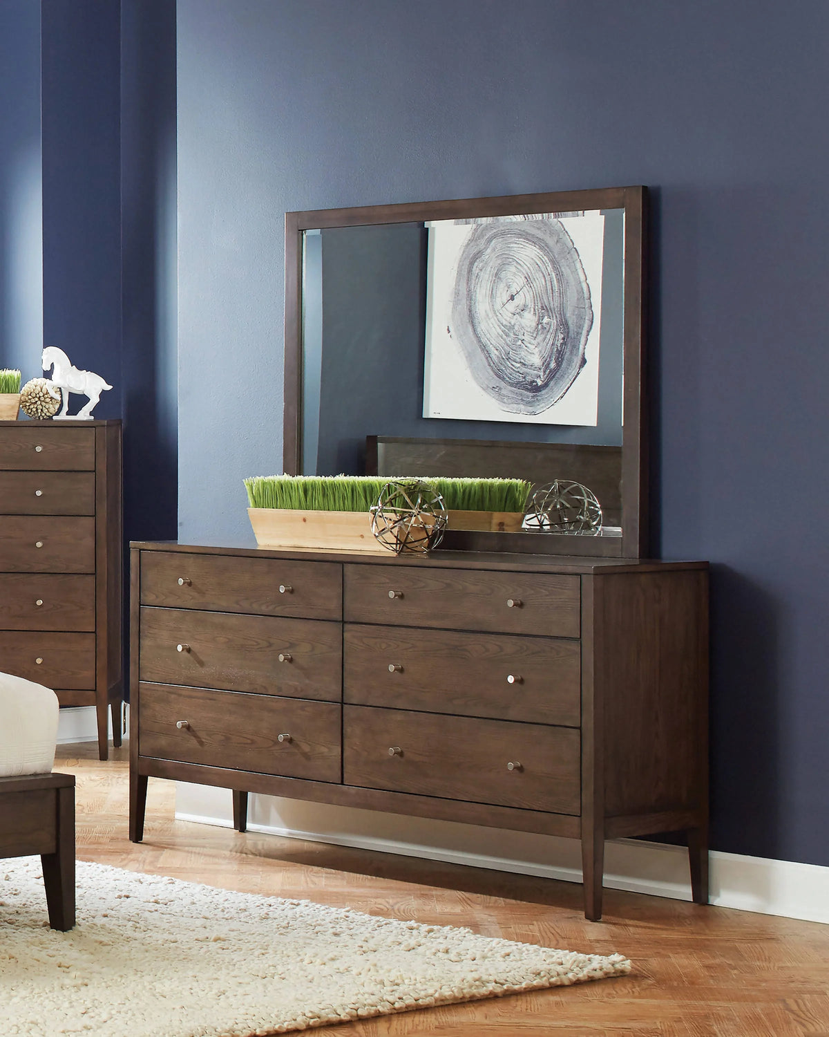 Lompoc 6-Drawer Rectangular Dresser Ash Brown - 204563 Pie's Variety Store