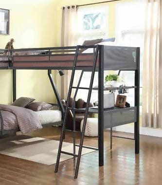 Meyers Twin Loft Add-On Black And Gunmetal - 460392 A-Z Store Nadia