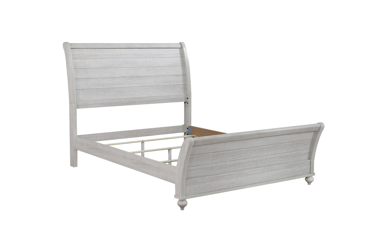 Stillwood Queen Sleigh Panel Bed Vintage Linen - 223281Q Pie's Variety Store