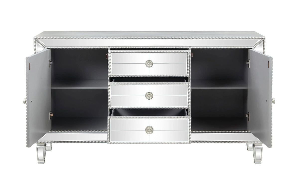 3-Drawer Accent Cabinet Silver - 950825 Pie's Variety Store