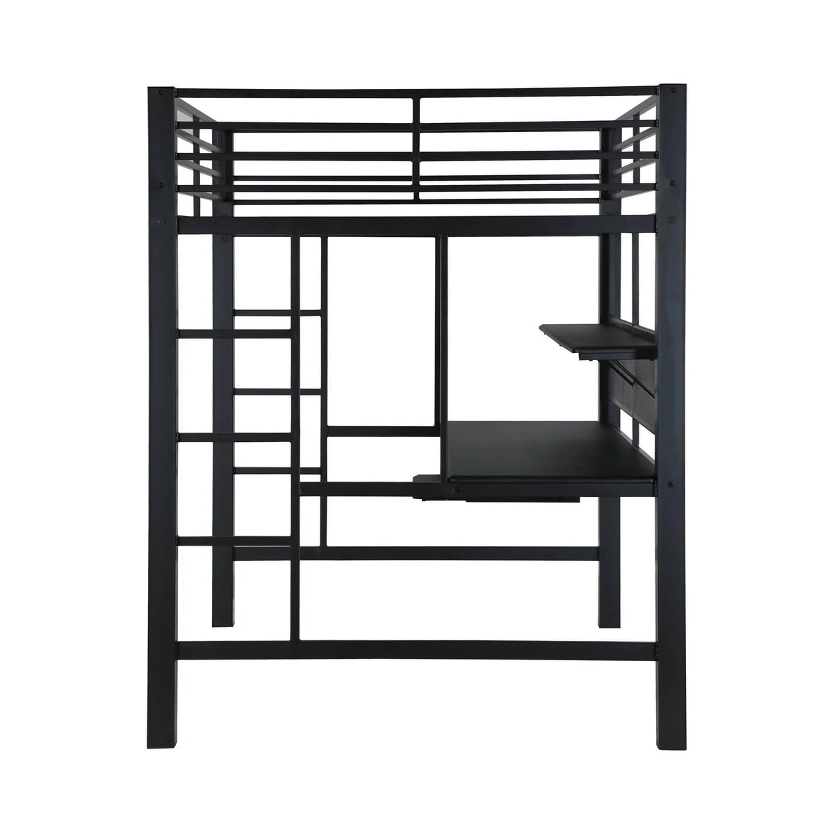 Avalon Full Workstation Loft Bed Black - 460023 A-Z Store Nadia