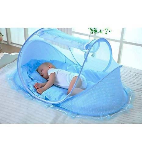 Baby Bed Mosquito Net Bed Canopy Infant Travel Tent Portable Babies Cots Newborn Foldable Crib Folding Toddler Mosquito Nets with Mattress Pillow FT27383 Elegant AccScents