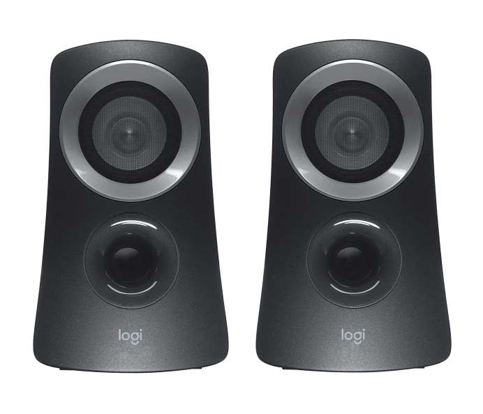Logitech Z313 Speaker System 2.1 with Subwoofer 25 W Black This 2.1 speaker system offers balanced acoustics and boosted bass in a compact subwoofer.-Z313 Hannah's Variety Store