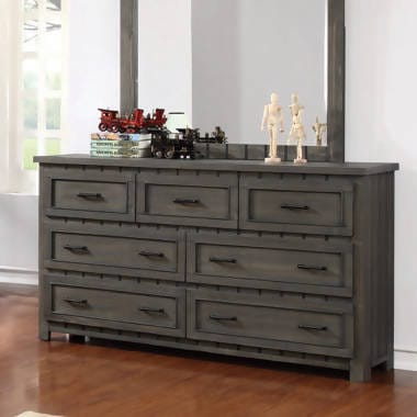 Napoleon 7-Drawer Dresser With Paneled Design Gunsmoke - 400933 Pie's Variety Store