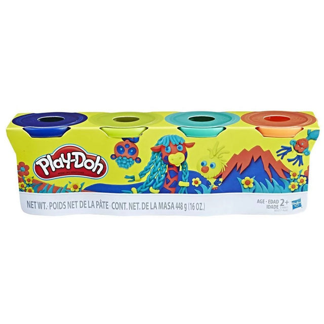 Play-Doh 4-Pack of 4-Ounce Cans Wild Colors - PN00027227 Pie's Variety Store