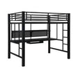 Avalon Full Workstation Loft Bed Black - 460023 A-Z Store Nadia