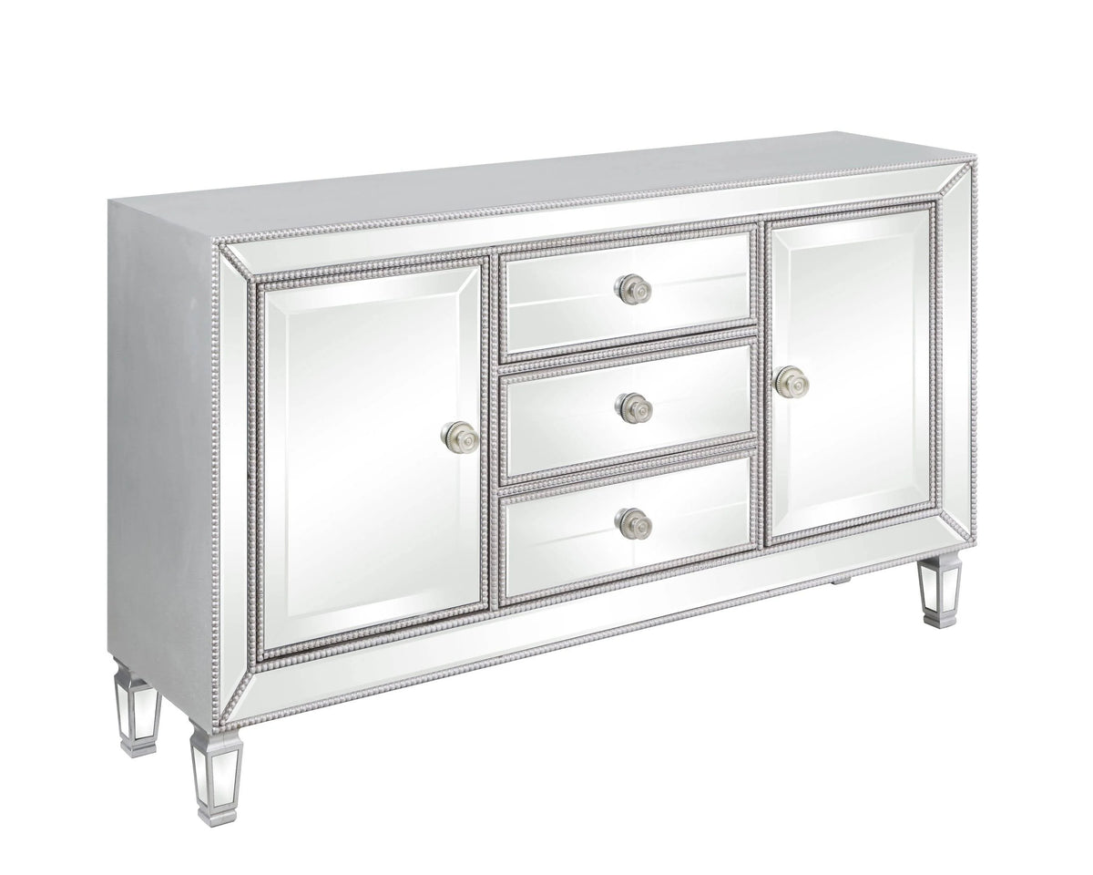 3-Drawer Accent Cabinet Silver - 950825 Pie's Variety Store
