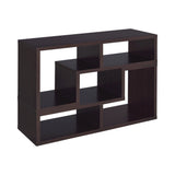 Convertible TV Console And Bookcase Cappuccino - 800329 Pie's Variety Store