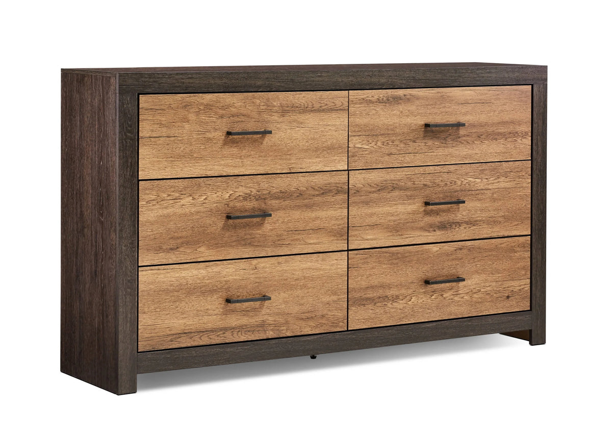 Dewcrest Queen Panel Bed Caramel And Licorice 4PC Set - SET4PC223451Q Pie's Variety Store