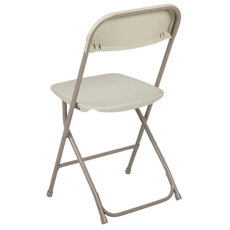 2 Pk. HERCULES Series 650 lb. Capacity Premium Beige Plastic Folding Chair [2-LE-L-3-BEIGE-GG] Fl Furniture