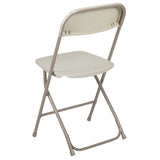 2 Pk. HERCULES Series 650 lb. Capacity Premium Beige Plastic Folding Chair [2-LE-L-3-BEIGE-GG] Fl Furniture