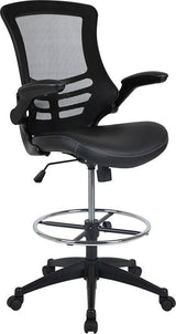  Adjustable Foot Ring and Flip-Up Arms - BL-X-5M-D-BK-LEA-GG ADRIAN'S ELECTRONICS