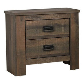 Frederick 2-Drawer Nightstand Weathered Oak - 222962 Pie's Variety Store