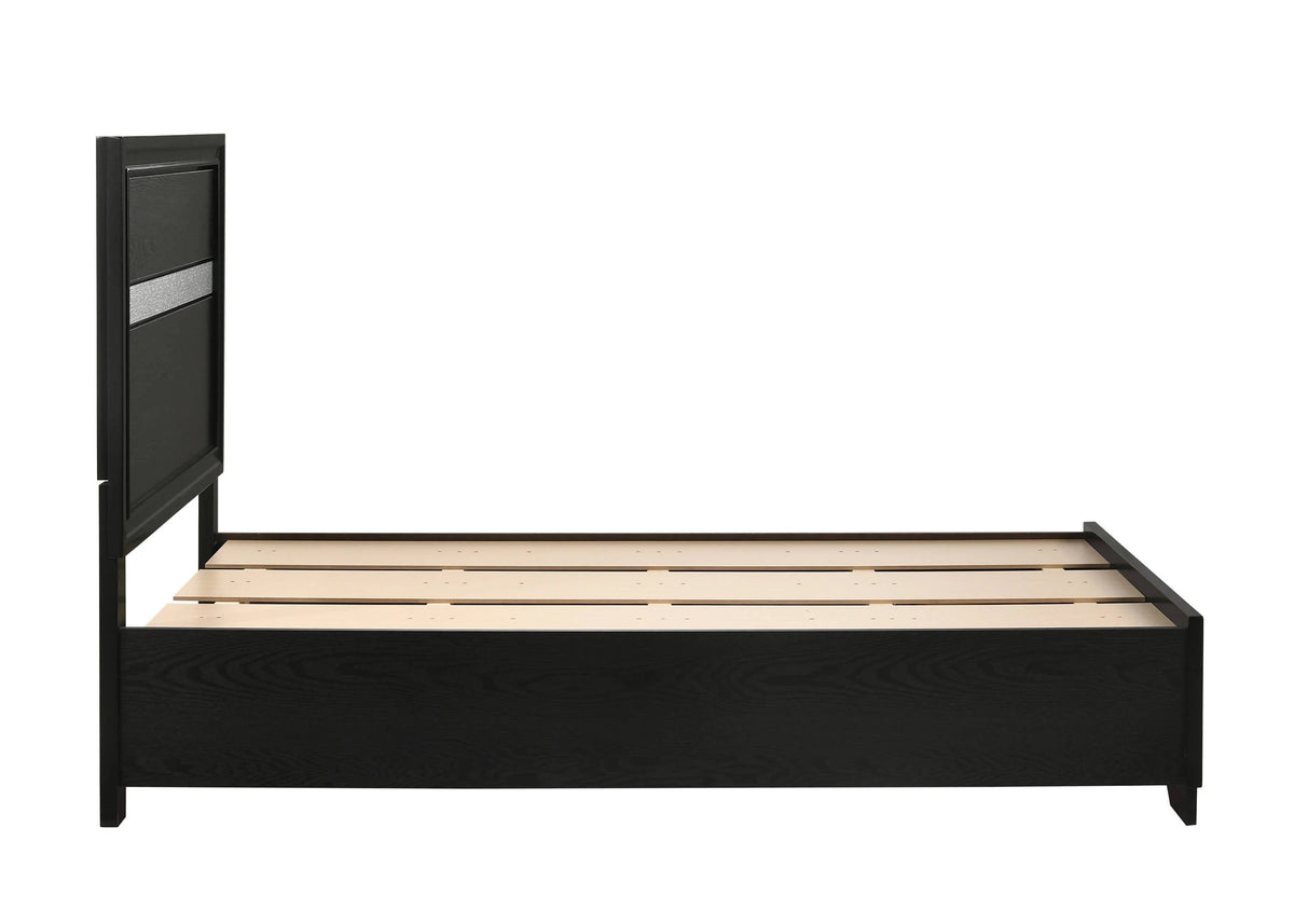 Miranda Twin Storage Bed Black - 206361T Pie's Variety Store