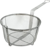Royal Industries Fryer Basket Round 11.5 inches If deep frying just about anything sounds like a good way to drum up business in your restaurant Update International has just the product to suit your needs-RoyFB11RD Hannah's Variety Store
