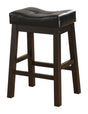 Upholstered Counter Height Stools Black And Cappuccino (Set Of 2) Counter stool is perfect for a kitchen island or home bar- 120519 ebuystt