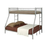 Hayward Twin Over Full Bunk Bed Silver - 460062 A-Z Store Nadia