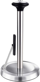 Diamond Home Paper Towel Holder allows you to tear a single piece of paper towel single handedly. The spring bracket arm provides enough resistance