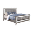 Leighton Full Panel Bed With Mirrored Accents Mercury Metallic Collection: This Leighton Collection Presents This Magnificent Glam-Style Bed. This Bed Is An Absolute Delight For The Bedroom. Leighton SKU: 204921F coastmega