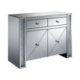 2-Drawer Accent Cabinet Clear Mirror - 951050 Pie's Variety Store