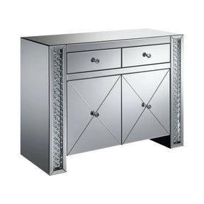 2-Drawer Accent Cabinet Clear Mirror - 951050 Pie's Variety Store