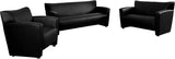 HERCULES Majesty Series Reception Set in Black LeatherSoft - 222-SET-BK-GG Pie's Variety Store