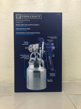 Toolcraft Spray Gun 90PSI Contents 1 Gun with Tank and 1 Cleaning Brush Ideal for irregular surfaces High quality construction Aluminum alloy body and paint container- TC1842 ebuystt