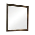 Tatiana Square Mirror Warm Brown 202394 COSMEGA