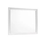 Barzini Rectangle Dresser Mirror White - 205894 A-Z Store Nadia