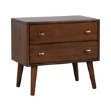Wenham 2-Drawer Rectangular Nightstand Burnt Sugar - 222602 Pie's Variety Store
