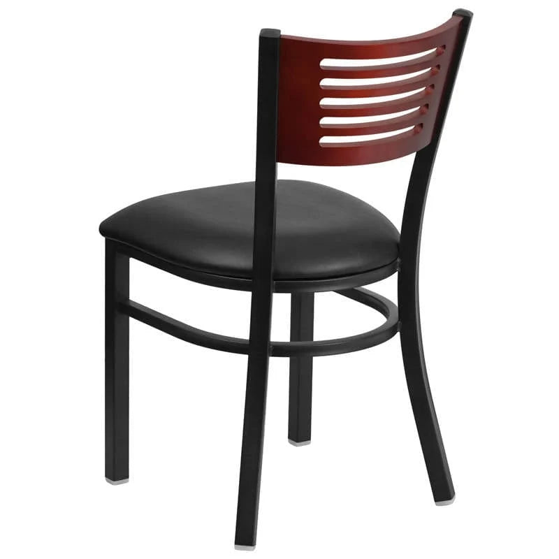  Black Vinyl Seat [XU-DG-6G5B-MAH-BLKV-GG] Pie's Variety Store