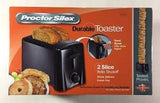 Proctor Silex Toaster 2 Slice Black - 22612 Pie's Variety Store