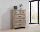 Adelaide 4-Drawer Chest Rustic Oak - 223105 Pie's Variety Store