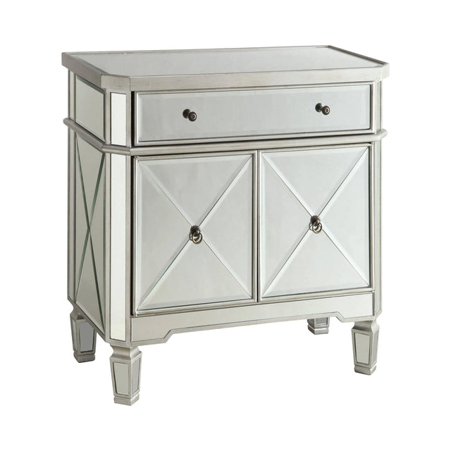 2-Door Wine Cabinet Clear Mirror - 102596 Pie's Variety Store
