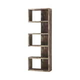 5-Tier Bookcase Designed with a whimsical profile