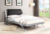 Leclair Full Metal Bed Black And Silver - 300200F A-Z Store Nadia