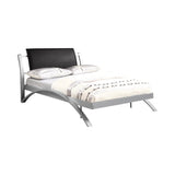 Leclair Full Metal Bed Black And Silver - 300200F A-Z Store Nadia