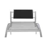 Leclair Full Metal Bed Black And Silver - 300200F A-Z Store Nadia