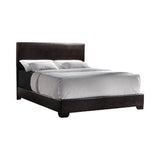 Conner Full Upholstered Panel Bed Dark Brown - 300261F A-Z Store Nadia