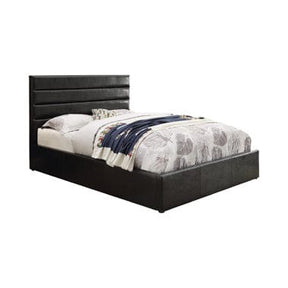 Riverbend Eastern King Upholstered Storage Bed Black - 300469KE A-Z Store Nadia