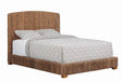 Laughton Eastern King Hand-Woven Banana Leaf Bed Amber - 300501KE A-Z Store Nadia