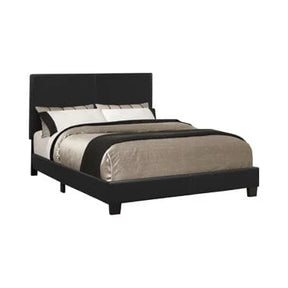 Muave Bed Upholstered Queen Black - 300558Q A-Z Store Nadia