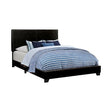Dorian Upholstered Queen Bed Black - 300761Q A-Z Store Nadia
