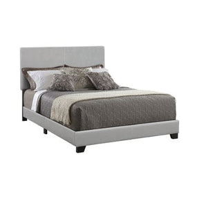 Dorian Upholstered Full Bed Grey - 300763F A-Z Store Nadia
