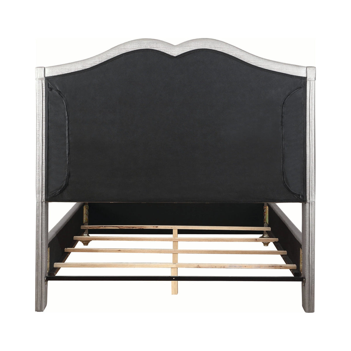 Belmont Tufted Upholstered Queen Bed Metallic - 300824Q A-Z Store Nadia