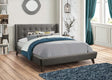 Carrington Button Tufted Full Bed Grey - 301061F A-Z Store Nadia