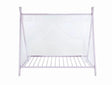 Fultonville Twin Metal Tent Bed Pink - 302133 A-Z Store Nadia