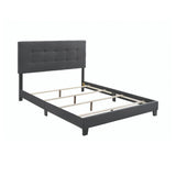 Mapes Tufted Upholstered Eastern King Bed Charcoal - 305746KE A-Z Store Nadia