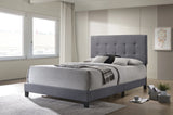 Mapes Tufted Upholstered Full Bed Grey - 305747F A-Z Store Nadia