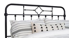 Queen/Full Headboard Matte Black - 305945QF A-Z Store Nadia